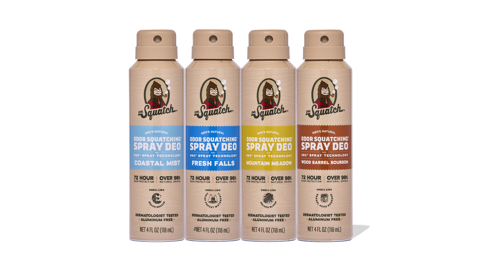 Spray Deodorant 4-Pack A2