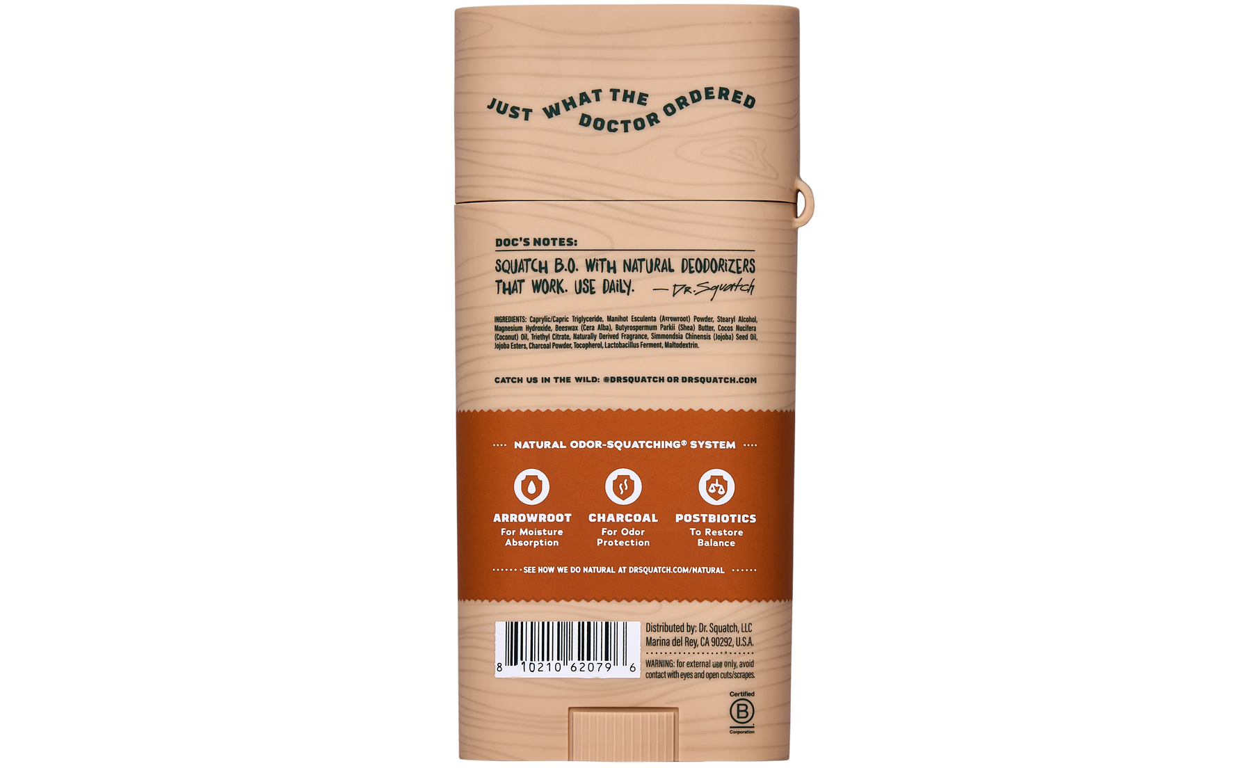 Wood Barrel Bourbon Deo Flask V9