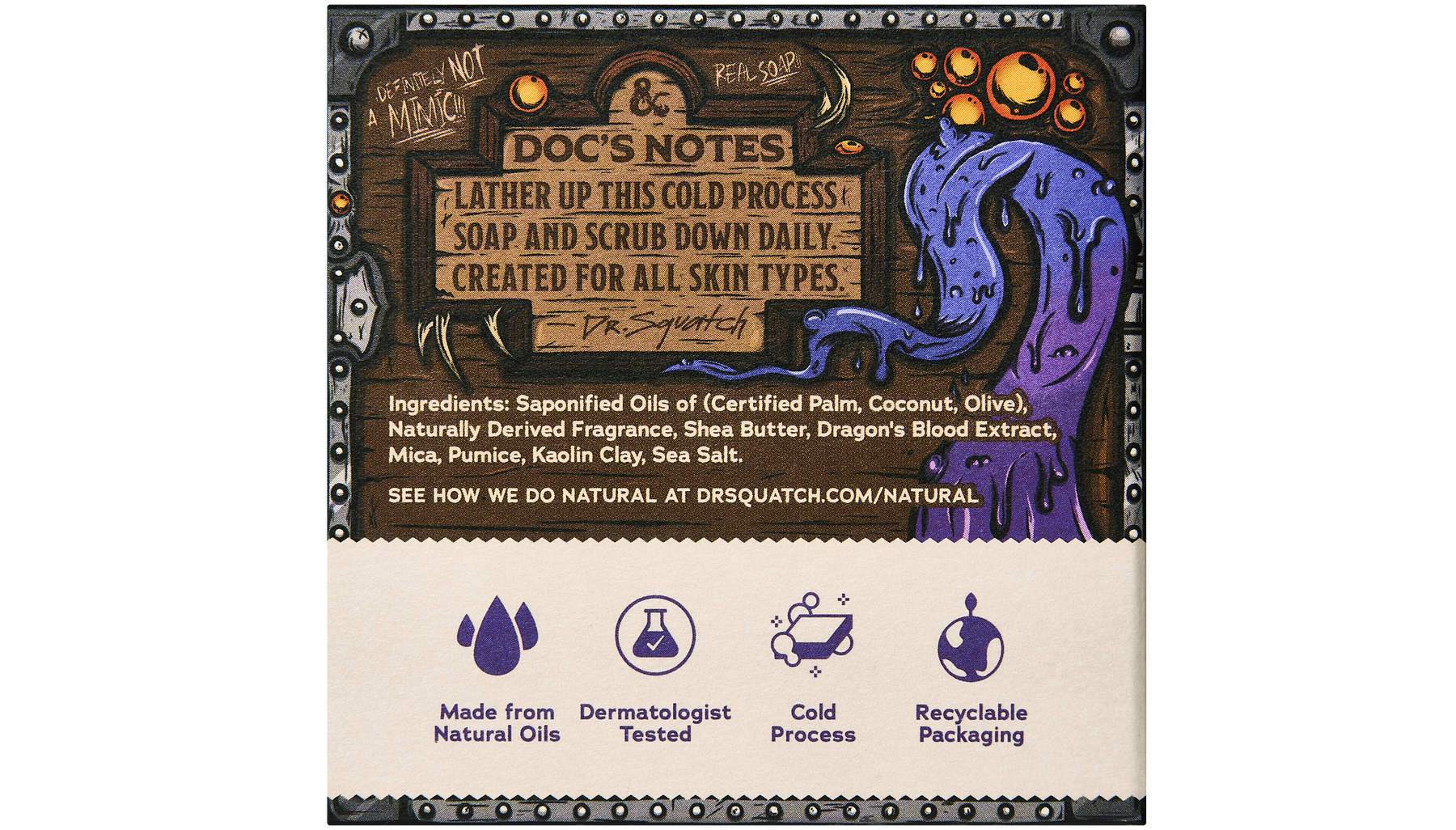 Dungeons & Dragons Mimic Bricc 3-Pack - Exclusive Limited Edition Bar Soap V9