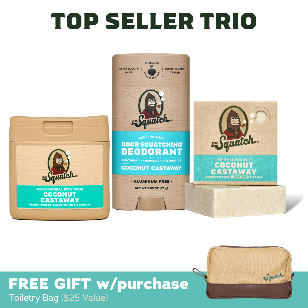 Soap, Deo, Body Wash + GWP Bag - Coconut Castaway H2