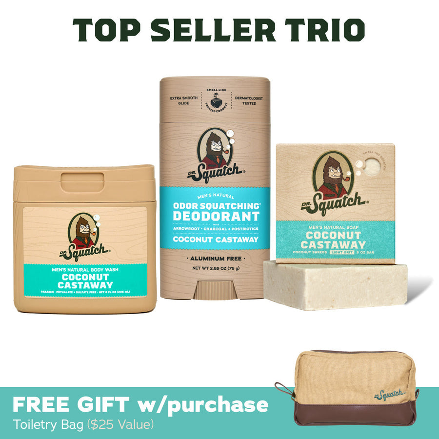 Soap, Deo, Body Wash + GWP Bag - Coconut Castaway H2
