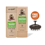 Hair Care Kit + Free Scalp Scrubber | Full & Thick Shampoo | Moisturizing Conditioner | Natural Products for Men V9