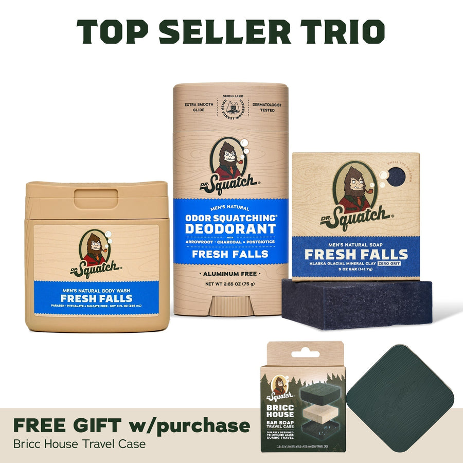 Soap, Deo, Body Wash + Travel Case B9