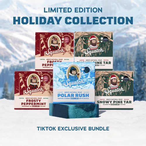 Dr. Squatch 5-Pack Holiday Soap V2 gift set