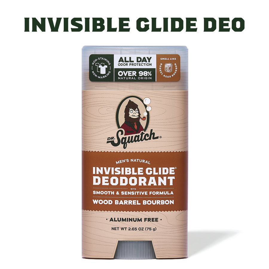 Wood Barrel Bourbon Invisible Glide Deo X4