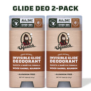 Wood Barrel Bourbon 2-Pack Invisible Glide Deo L0