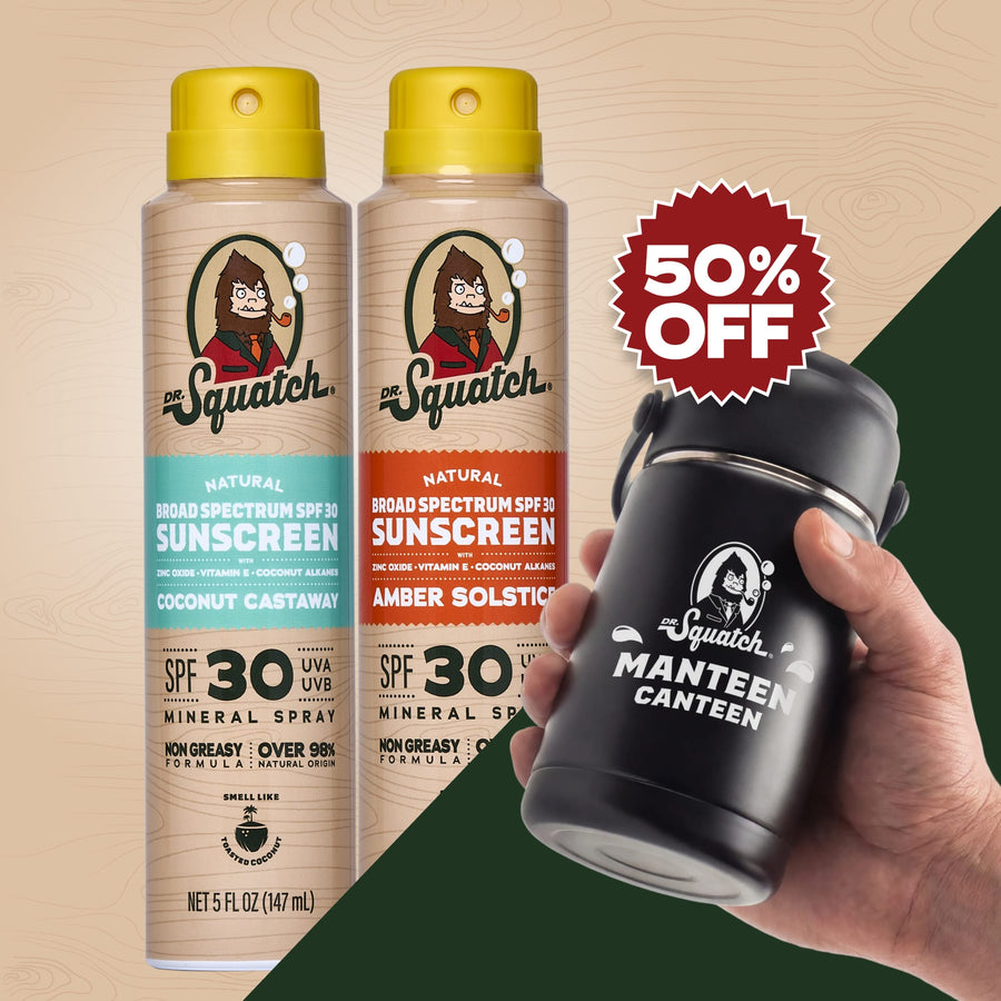 2-Pack Sunscreen + Manteen Canteen G6