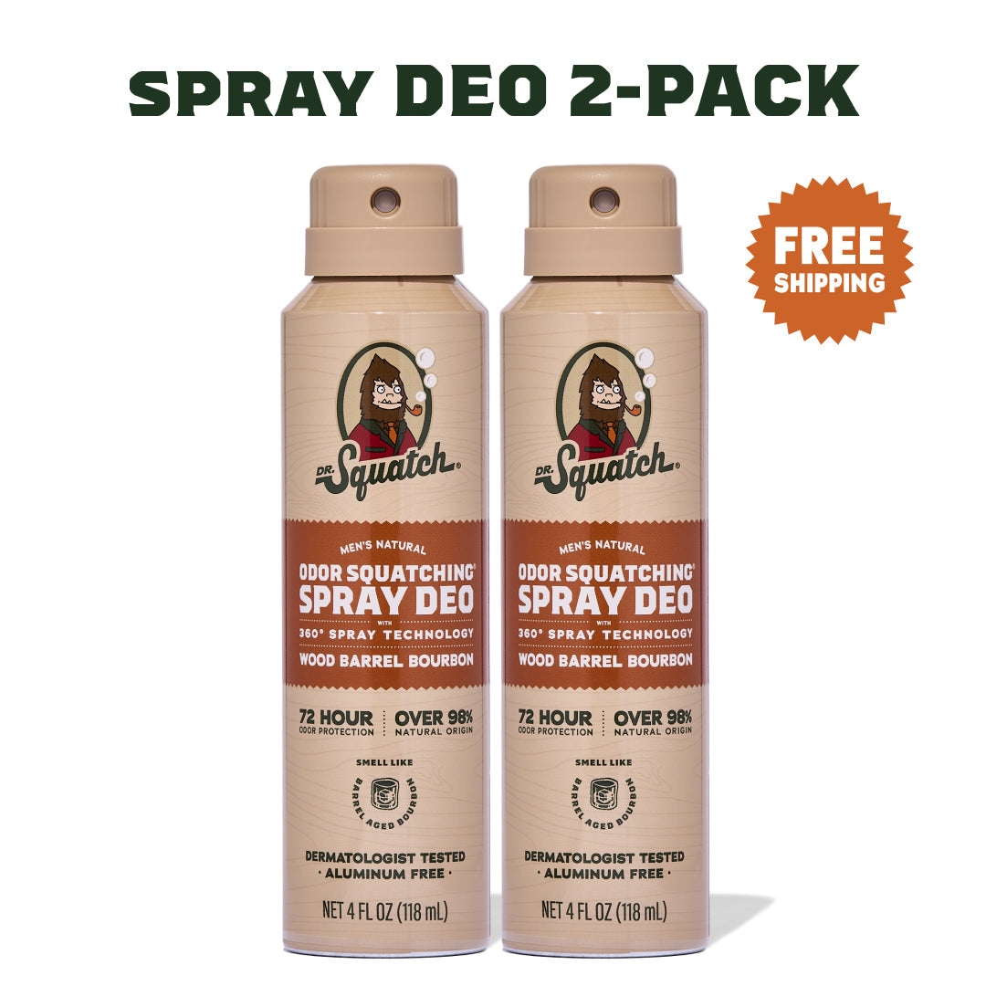 Wood Barrel Bourbon 2-Pack Spray Deo D3
