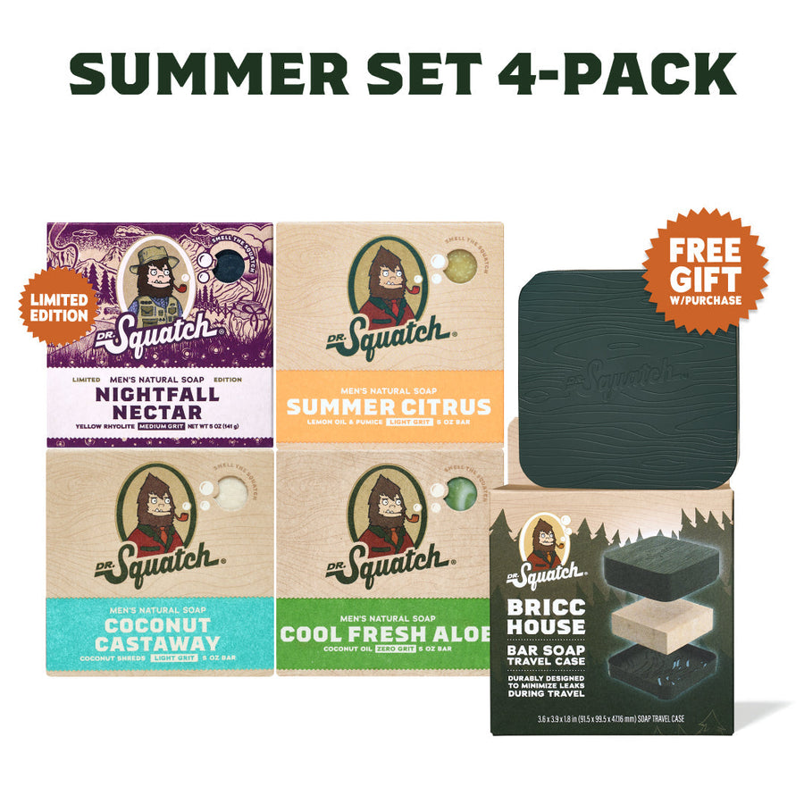 Summer Set 4-Pack + GWP Travel Case N7