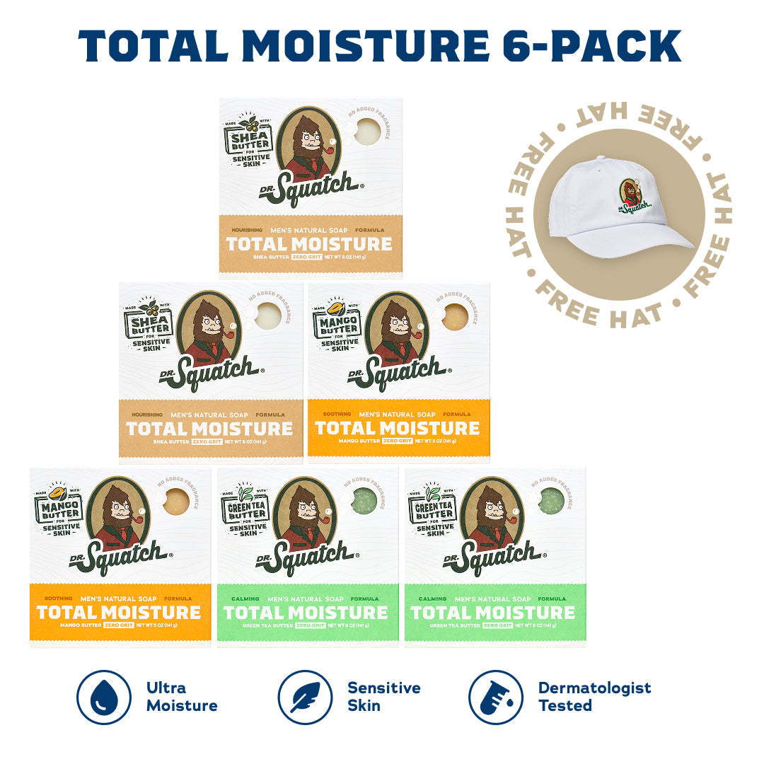 Total Moisture 6-Pack + Free Hat V8