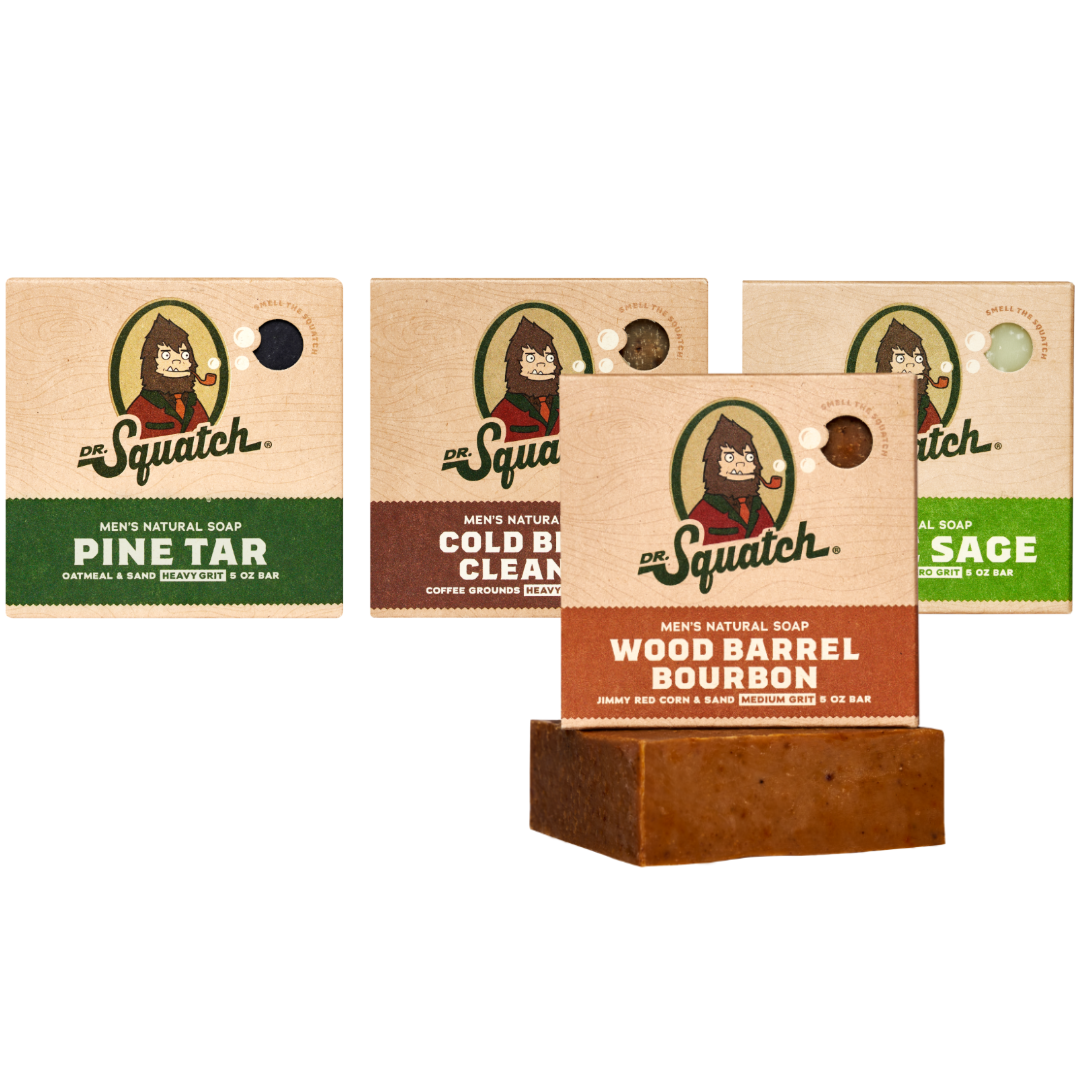Woodsy 4-Pack Natural Bar Soap E7
