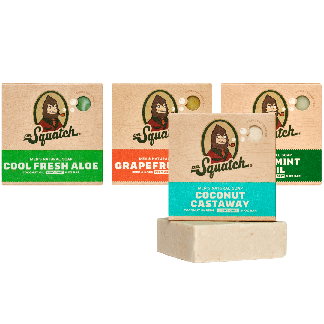 Clean 4-Pack Natural Bar Soap J8