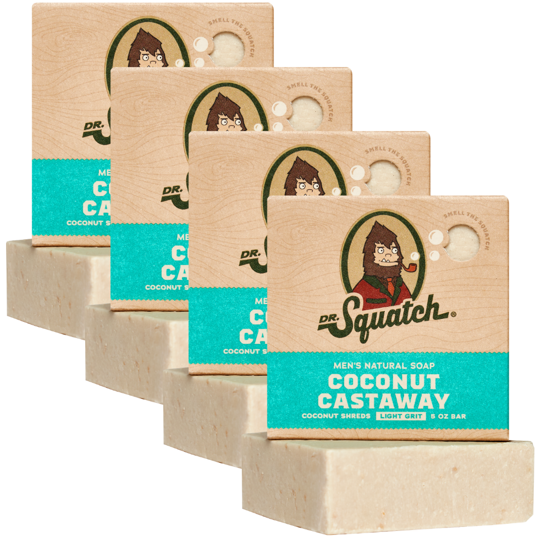 4-Pack Coconut Castaway Natural Bar Soap N7