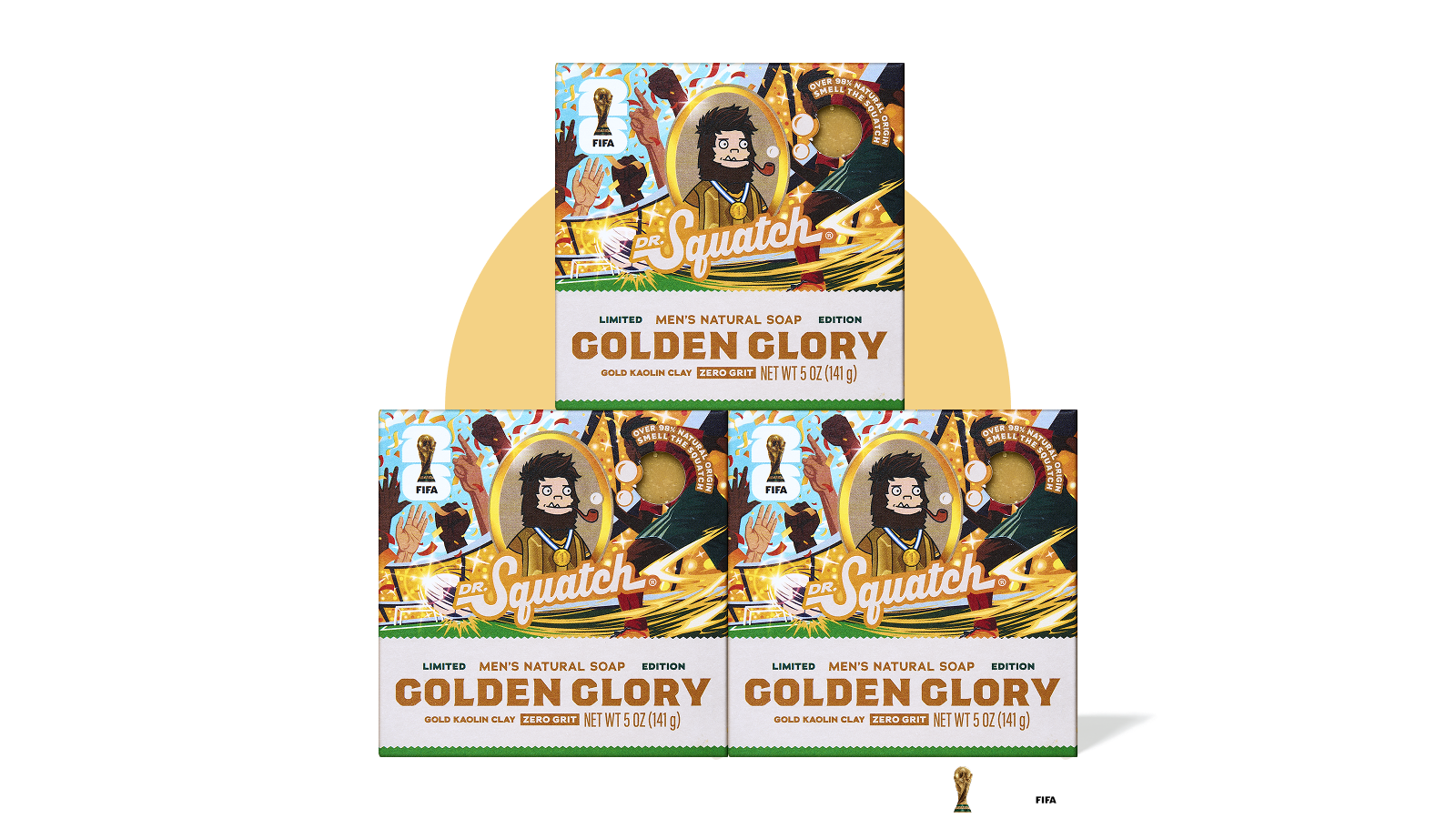 FIFA Golden Glory 3-Pack Bar Soap Bundle U6