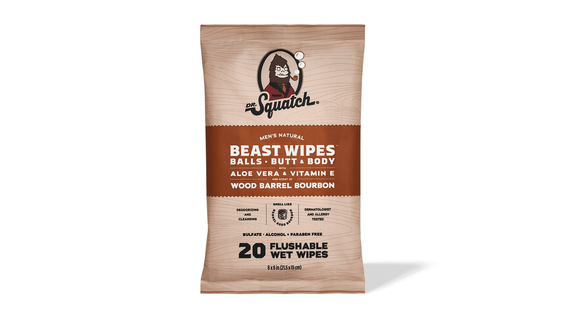 FREE Wood Barrel Bourbon Wipes C0