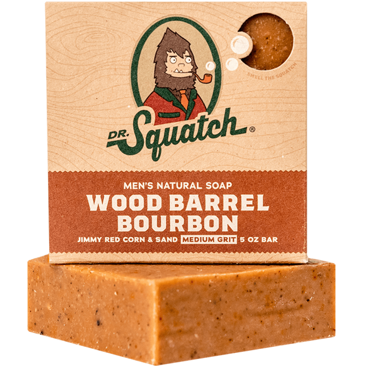 Essentials: Wood Barrel Bourbon Bar Soap H7