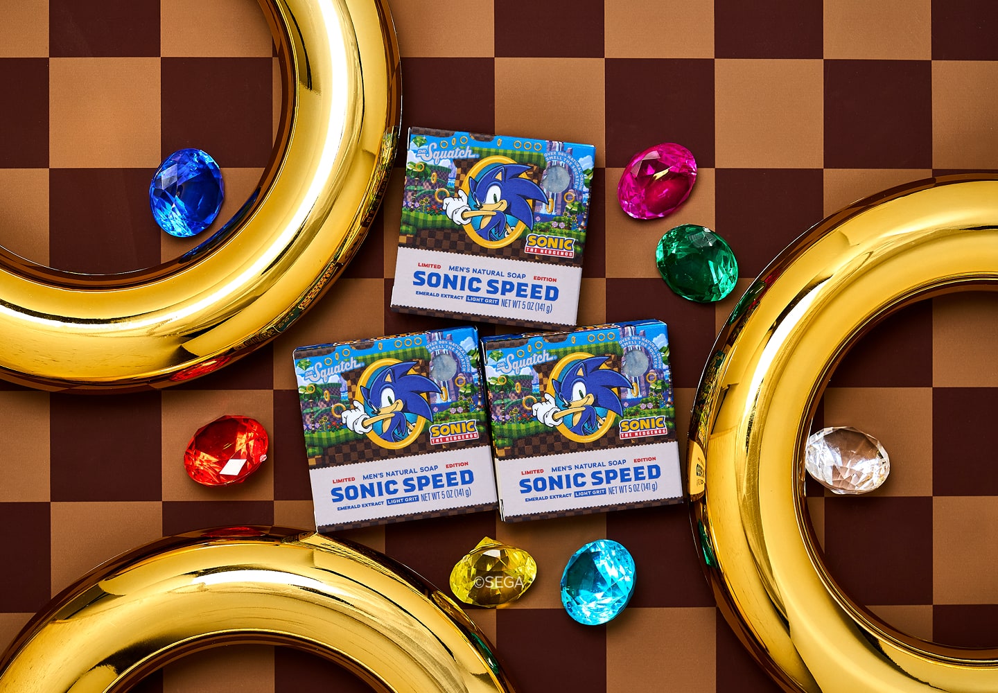 Sonic Speed Super Pack - Exclusive Limited Edition Bar Soap and Deodorant Bundle X9